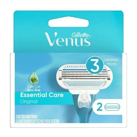 GILLETTE VENUS ESSENTIAL CARE respuesto x 2