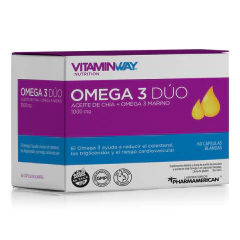 VITAMINWAY OMEGA 3 DUO x 60 capsulas en internet