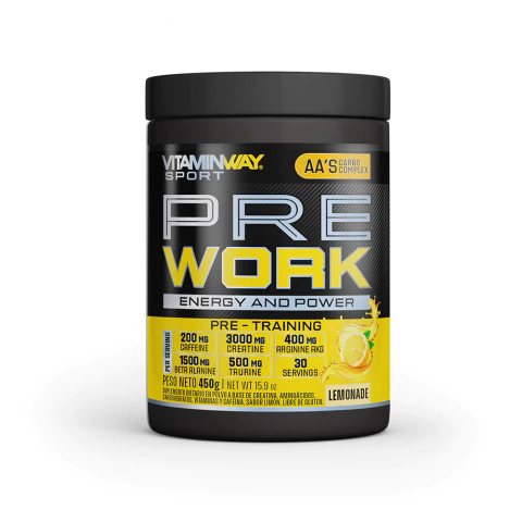 VITAMINWAY PRE-WORK ENERGY AND POWER x 450 gr