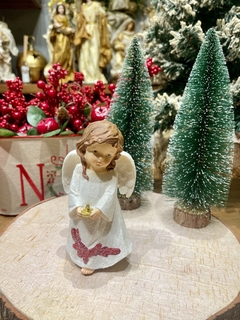 Anjo Em Resina Rs1429 16x9cm - Decora Encanta 