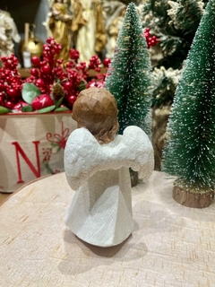 Imagem do Anjo Em Resina Rs1429 16x9cm