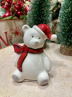 Urso sentado cerâmica Rs729 10cm