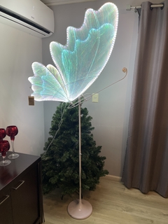 Borboleta no pedestal com led 1,90cm bivolt - loja online