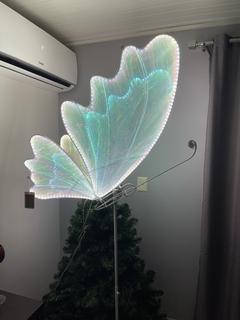 Borboleta no pedestal com led 1,90cm bivolt na internet