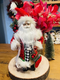 Papai Noel 30cm vermelho/ branco