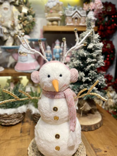 Boneco de neve c/ cachecol 55x25cm na internet