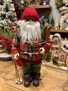Papai Noel esquiador 45cm - Decora Encanta 