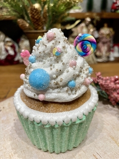 Enfeite Natal Cupcake 16x12cm - loja online