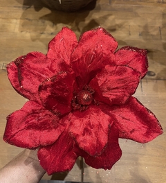 MAGNÓLIA vermelha 27cm - Decora Encanta 