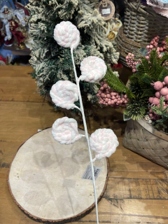 Galho Candy com pirulito 50cm rosa - comprar online
