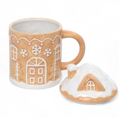 Caneca gingerbread 15x13cm - Pré Venda - comprar online