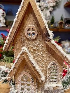 Casa decorada com led 27x16cm - comprar online