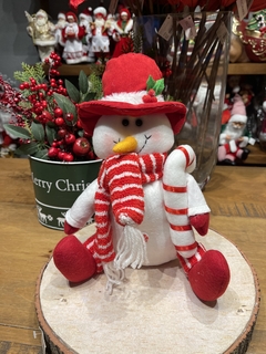 Boneco De Neve Candy Cane 28cm