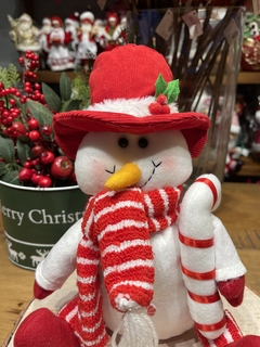 Boneco De Neve Candy Cane 28cm - comprar online