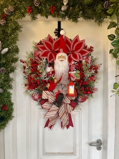 Guirlanda De Natal Noel ginger 65cm C/ Led