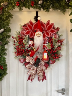 Guirlanda De Natal Noel ginger 65cm C/ Led - comprar online