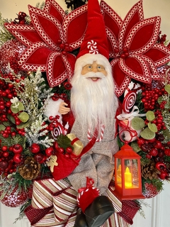 Guirlanda De Natal Noel ginger 65cm C/ Led - Decora Encanta 