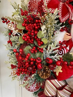 Guirlanda De Natal Noel ginger 65cm C/ Led - loja online