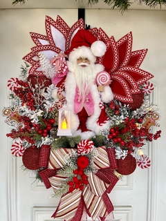 Guirlanda De Natal Noel C/ Led 50cm Candy 1 - Decora Encanta 