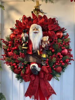 Guirlanda De Natal Noel C/ Led 65cm C/ quebra nozes na internet