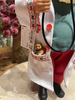 Papai Noel Veterinário 30cm - Decora Encanta 
