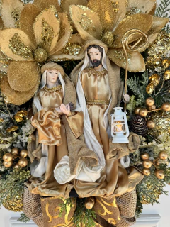 Guirlanda De Natal Sagrada Família C/ Led 50cm - loja online