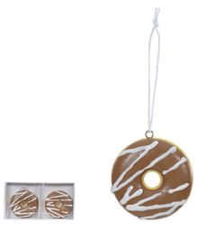 Conjunto 2 Donuts Marrom 5cm - comprar online