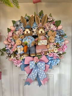 Guirlanda De Páscoa 55cm Família - Decora Encanta 