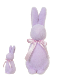 Coelho Com Laço Lilás 19cm - comprar online