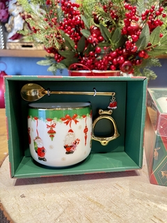 Kit Caneca / Colher - Noel 8x9cm - comprar online