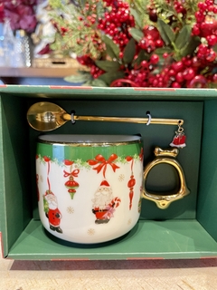 Kit Caneca / Colher - Noel 8x9cm na internet