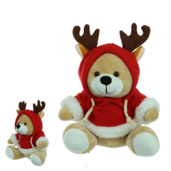 BONECO URSO NATAL SENTADO 23cm - comprar online