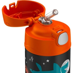 Garrafa Thermos Funtainer Shark 355ml na internet