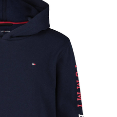 Blusa Moletom Tommy Hilfiger Azul Logo 10/12 anos - Importados Baby da Ju