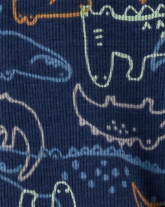 Macacão Thermal Zíper duplo Dinossauro Carter's - comprar online