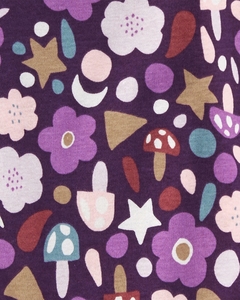 Kit 4 bodys manga longa Roxo Carters Menina - comprar online