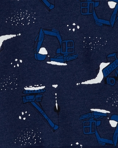 Conjunto 2 peças Capuz Carter's Moletinho Azul - comprar online