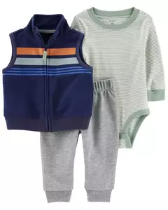CONJUNTO COLETE AZUL CARTER'S