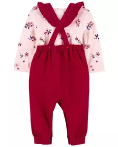 Conjunto Camiseta e Jardineira longa Carter's Menina - comprar online