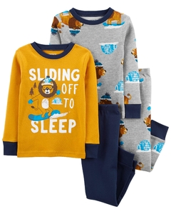 KIT PIJAMA 4 PEÇAS LEÃO CARTER'S