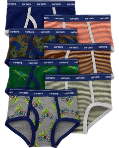 Kit 7 cuecas Carter's Verde
