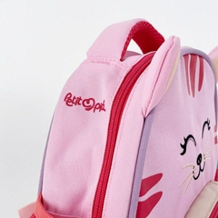 Imagem do MOCHILA ESCOLAR INFANTIL GATINHA LIA PETIT PIA COM COMPARTIMENTO TERMICO