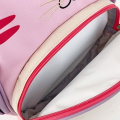 MOCHILA ESCOLAR INFANTIL GATINHA LIA PETIT PIA COM COMPARTIMENTO TERMICO - Importados Baby da Ju