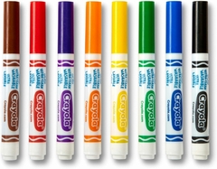 Washable Crayola Canetinhas Laváveis Com 8 Unidades - Importados Baby da Ju