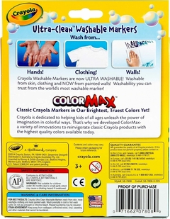 Washable Crayola Canetinhas Laváveis Com 8 Unidades na internet