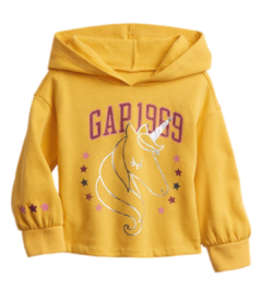 BLUSA GAP UNICÓRNIO MOLETOM