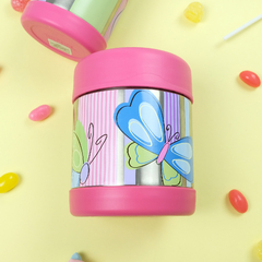 KIT GARRAFA E POTE TERMICO THERMOS BORBOLETA - comprar online