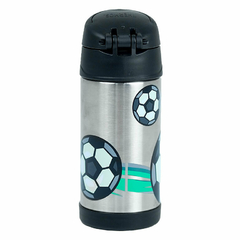 KIT GARRAFA E POTE TERMICO THERMOS FUTEBOL - Importados Baby da Ju