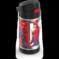 Garrafa Thermos Homem Aranha Preto 355ml - Importados Baby da Ju