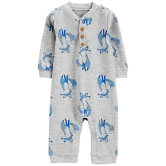 KIT 2 MACACÃO CARTER'S MENINO JUMPSUIT FLANELADO na internet